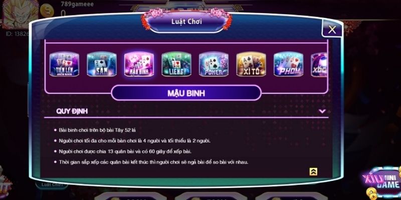 Game Mậu Binh Online 789WIN - Đánh Bài Thú Vị, Kịch Tính 4 Bí quyết chơi game Mậu Binh online 789WIN hiệu quả